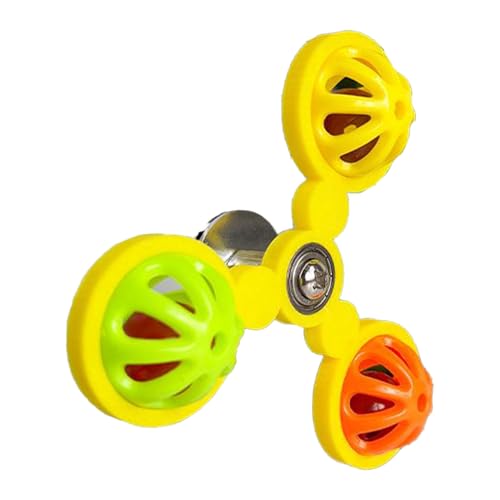 Siuwddee Wellensittich Spielzeug - Rotierball Für Vogelkäfig | Interaktiv Spielzeug Zur Bewegung Und Gegen Langeweile Für Sittiche s Haustierbesitzer von Siuwddee