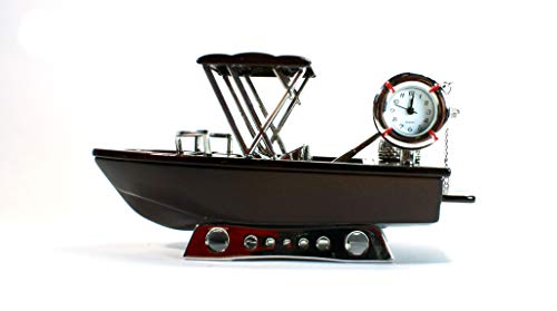Siva Clock Boat Quarzuhr aus Metall im Boot Design von Siva