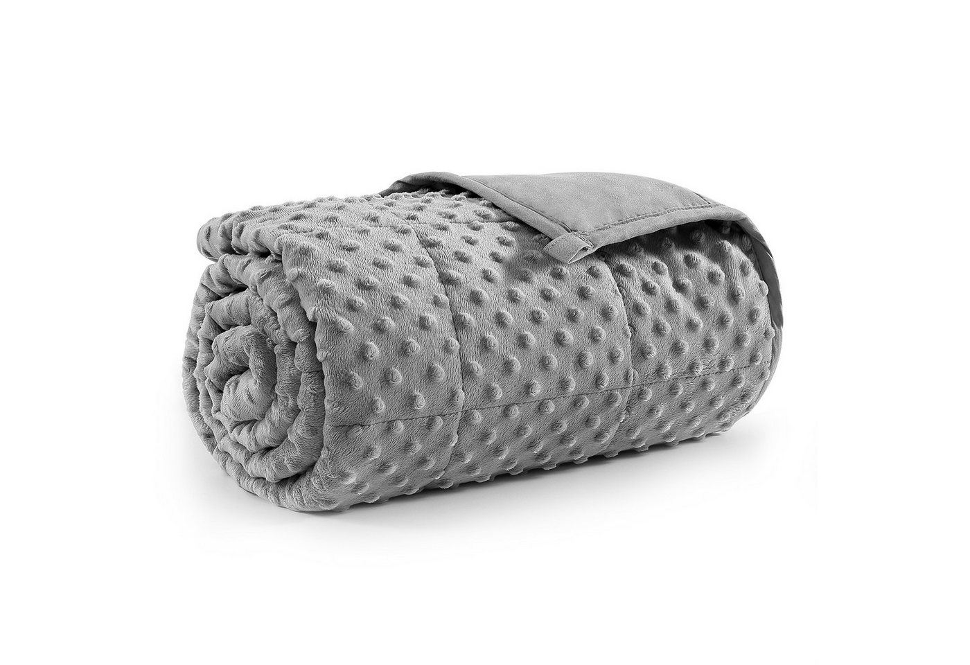 SiviO Gewichtsdecke Kinder Therapie-Bettdecke Weiche Kuschelige Bettdecke, für natürliche Erholung und Schlaf, 90x120cm, Grau, 2.3kg von SiviO