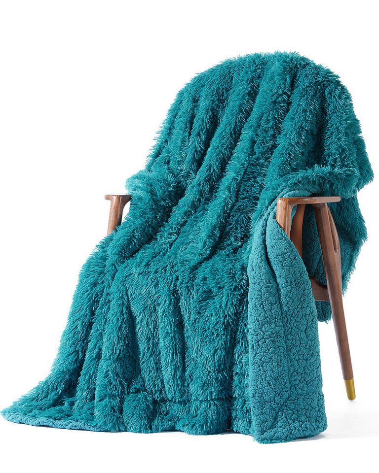 Wohndecke Sherpa-Fleecedecke, Warme Sofadecke, Flauschig, Weich und Hochwertig, SiviO, Sofadecke, Perfekt für Wohnzimmer und Schlafzimmer von SiviO