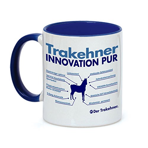 siviwonder Tasse Innovation - TRAKEHNER - Pferde Pferd Teileliste Pferd Kaffeebecher von siviwonder