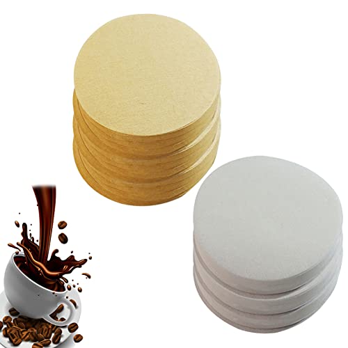 600 Stück Kaffeefilterpapier,64mm Kaffee Filter,Hochwertiges Papier Ungebleicht, Natürlich Und Umweltfreundlich,Zum Tropfen Geeignet,Behalten Sie Den Ursprünglichen Kaffeegeschmack(Braun Und Weiß) von Sivono