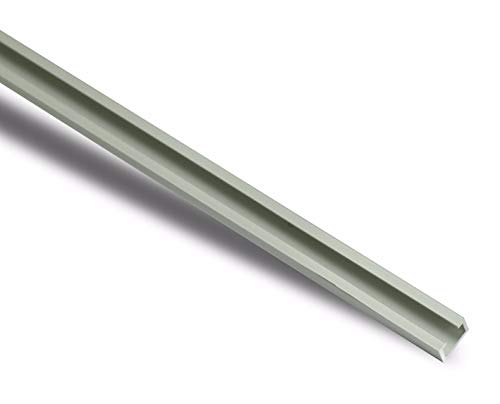 Aluminium C-Profil Eloxiert Alu Schiene Aluprofil 17,5x11x2 mm 500mm von SixBros.