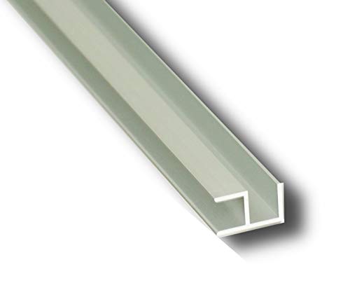 Aluminium Eck-Profil Eloxiert Alu Schiene Aluprofil 20x10x9x1,5 mm 2000mm von SixBros.