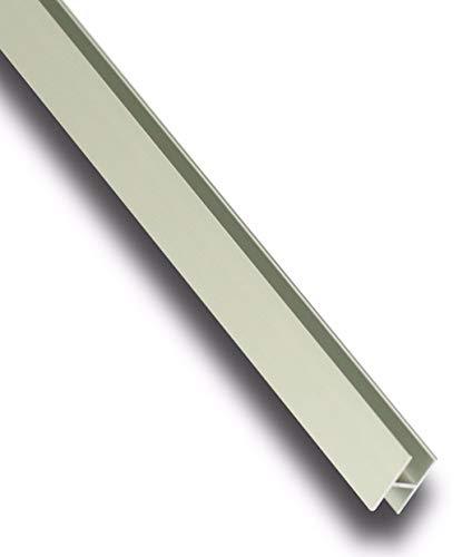 Aluminium H-Profil Eloxiert Alu Schiene Aluprofil 20x9x1,5 mm 500mm von SixBros.