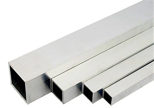 Aluminium Quadratrohr Walzblankes Vierkantrohr 35x35x2mm 1000mm von SixBros.
