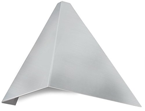 SixBros. Aluminium Traufblech Rinneneinhang Rinnenblech Dachblech 16,5cm/0,8mm 2000mm Blank von SixBros.