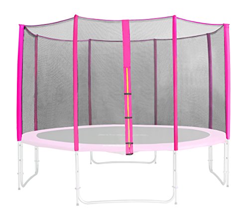 SixBros. Sicherheitsnetz Pink für Gartentrampolin 1,85 M - 4,60 M versch. Größen - SN-ON/1951 - Größe 2,45 m 3L von SixBros.