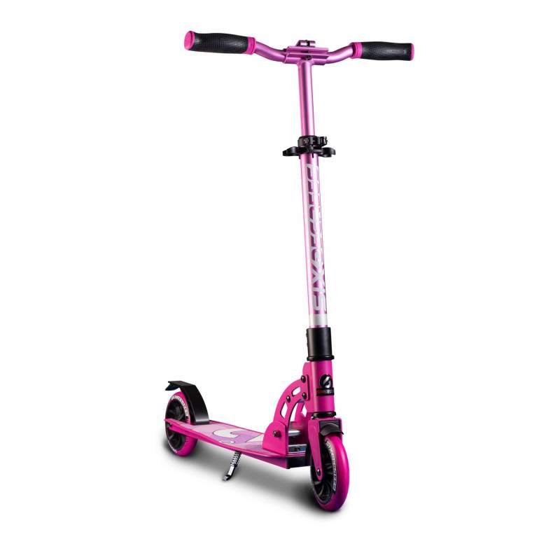 Six Degrees Aluminium Scooter Junior mit Klappmechanismus & Ständer 145 mm Höhenverstellbar GS-Geprüft Pink von SixDegrees