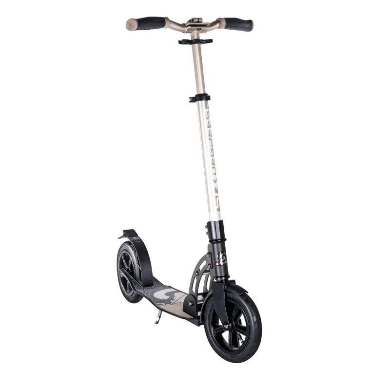 Six Degrees Aluminium Scooter mit Luftbereifung Klappmechanismus 205 mm ABEC 7 Höhenverstellbar GS-Geprüft Gold von SixDegrees