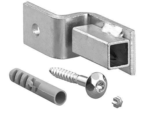Befestigungs-Set Premium für Fenstergitter mit 12 x 12 mm Stäben Montage auf die Wand galvanisch verzinkt von SIXONE