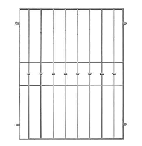 Fenstergitter Charly Sicherheitsgitter Gitter Fenster Feuerverzinkt 1070x1055 mm von Sixone