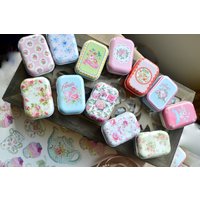 Kleine Blechdose, Aufbewahrungsbox, Schmuckbox, Geschenkbox, Weihnachtsgeschenkbox, Kleine Box von SixthCraft