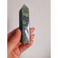 Moosachat 80 Mm Kristallspitze - Turm Für Heilung- Kristall von SixthsenseFinds
