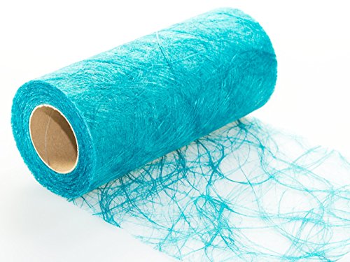 Sizoweb 20 cm x 25m 6550 türkis Tischläufer Tischband für Dekoration zu Hochzeiten und Weihnachten Sizoweb 20 cm x 25m 6550 türkis Tischläufer Tischband für Dekoration zu Hochzeiten und Weihnachten von Sizoweb