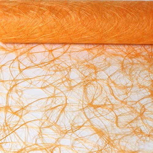 Sizoweb Tischband Apricot 25 Meter lang 30cm breit von Sizoweb