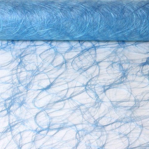 Sizoweb Tischband Hellblau 25 Meter lang 30cm breit von Sizoweb