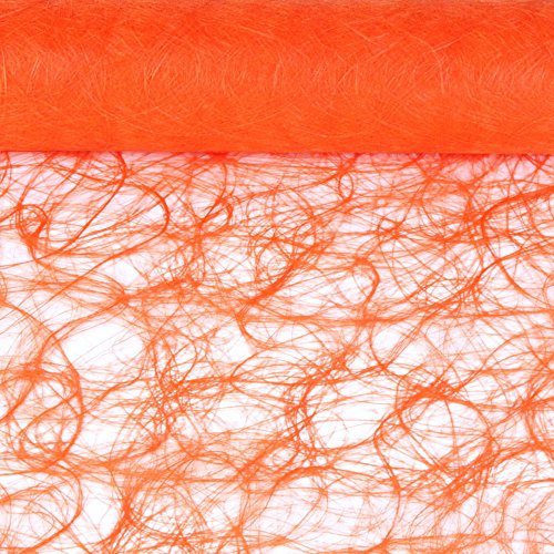 Sizoweb Tischband Orange 25 Meter lang 20cm breit von Sizoweb