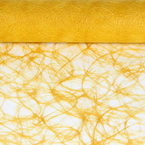 Sizoweb Tischband Sonnengelb 25 Meter lang 30cm breit von Sizoweb