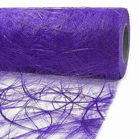 Sizoweb Tischläufer 20cm breit x 20m lang - Purple von Sizoweb