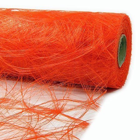 Sizoweb Tischläufer 20cm breit x 5m lang - ORANGE von Sizoweb