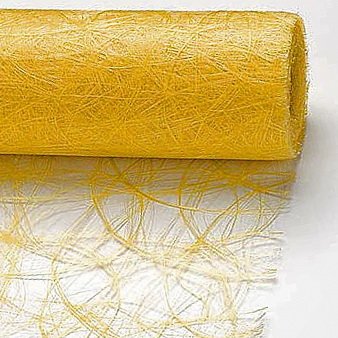 Sizoweb Tischläufer 30cm breit x 25m lang - Sonnengelb von Sizoweb