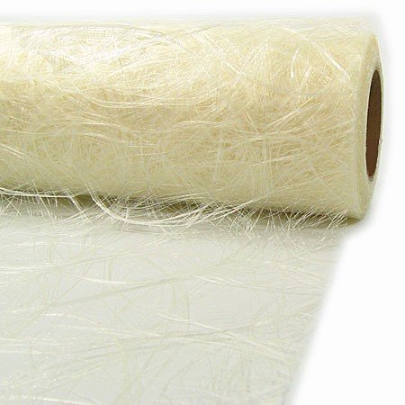 Sizoweb Tischläufer 30cm breit x 5m lang - Creme von Sizoweb