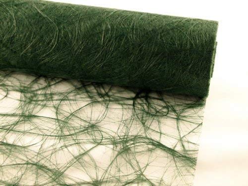 Sizoweb Tischläufer 60cm breit x 20m lang - WALDGRÜN von Sizoweb