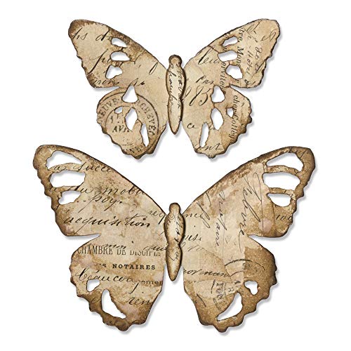 Bigz Stanzschablone - Zerlumpt Schmetterling von Tim Holtz Bigz Stanzschablone - Zerlumpt Schmetterling von Tim Holtz von Sizzix