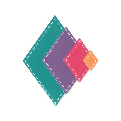 Sizzix® Framelits® Stanzset, 13er-Pckg — Fanciful Framelits, Katy Deco Diamonds von Stacey Park von Sizzix