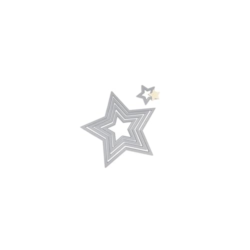 Sizzix Framelits Die Stars, 5er-Set, mehrfarbig von Sizzix
