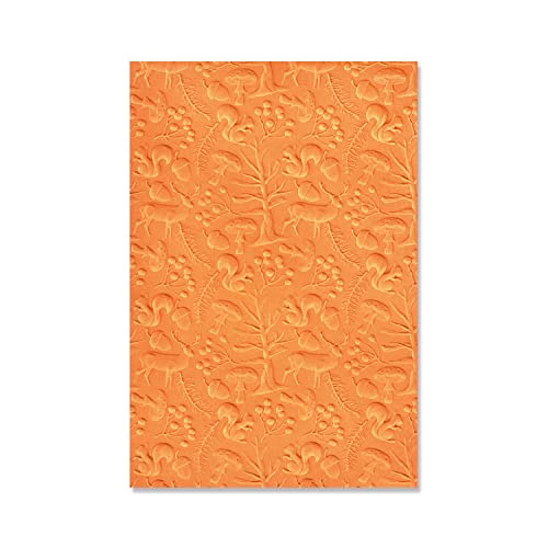 Sizzix 3-D Textured Impressions Prägeschablone Winter Woodland von Kath Breen | 666039 | Kapitel 4 2022 Emboss, Grey, One Size von Sizzix