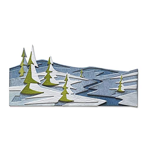 Sizzix 664971 Thinlits Stanzschablonen Snowscape Colorize von Tim Holtz, 6er-Pack Sizzix 664971 Thinlits Stanzschablonen Snowscape Colorize von Tim Holtz, 6er-Pack von Sizzix
