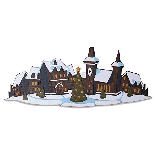 Sizzix Christmas Colorize Thinlits Die Set Holiday Village Colorize von Tim Holtz von Sizzix