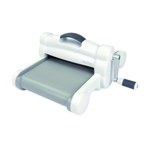 Sizzix Big Shot Plus A4 Manuelle Stanz- und Prägemaschine 660020, 21 cm Öffnung, 40.5 x 24 x 47.5 cm von Sizzix