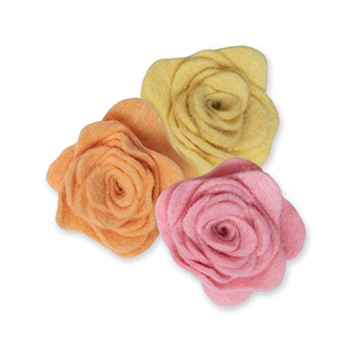 Sizzix Bigz Stanzschablone 665094 3 D Rose #2 von Jen Long Cutting Dies, Papier Metall Holz, Multicolore, Einheitsgröße von Sizzix