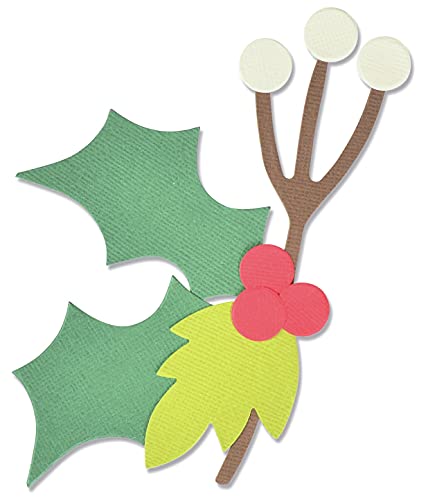 Sizzix Bigz Stanzschablone-Christmas Nature, 664719, Multicolore, Einheitsgröße von Sizzix