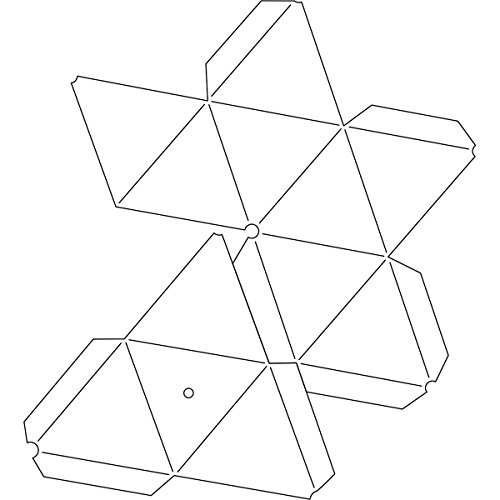 Sizzix Bigz Stanzschablone-Geometrische Girlande von Katelyn Lizardi, Stahl/Holz/Plastik, Mehrfarbig, 17.3 x 14 x 1.9 cm von Sizzix