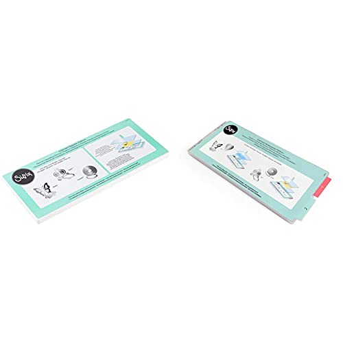 Sizzix Extended Magnetic Platform für Wafer-Thin Schablonen, Plastik, transparent, 37,0 x 15,5 x 1,5 cm & Multipurpose Platform von Sizzix