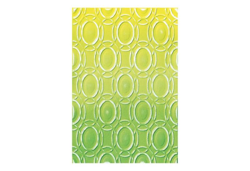 Sizzix Motivschablone 3D-Prägeschablone Cosmopolitan - Golden Rings by S, 15,9x10,8cm von Sizzix