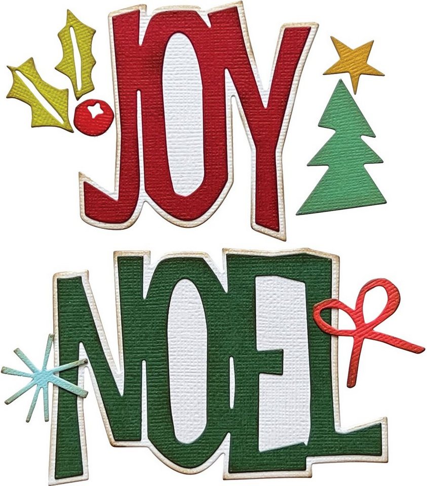 Sizzix Motivschablone Big Tidings by Tim Holtz, 11 Teile Sizzix Motivschablone Big Tidings by Tim Holtz, 11 Teile von Sizzix