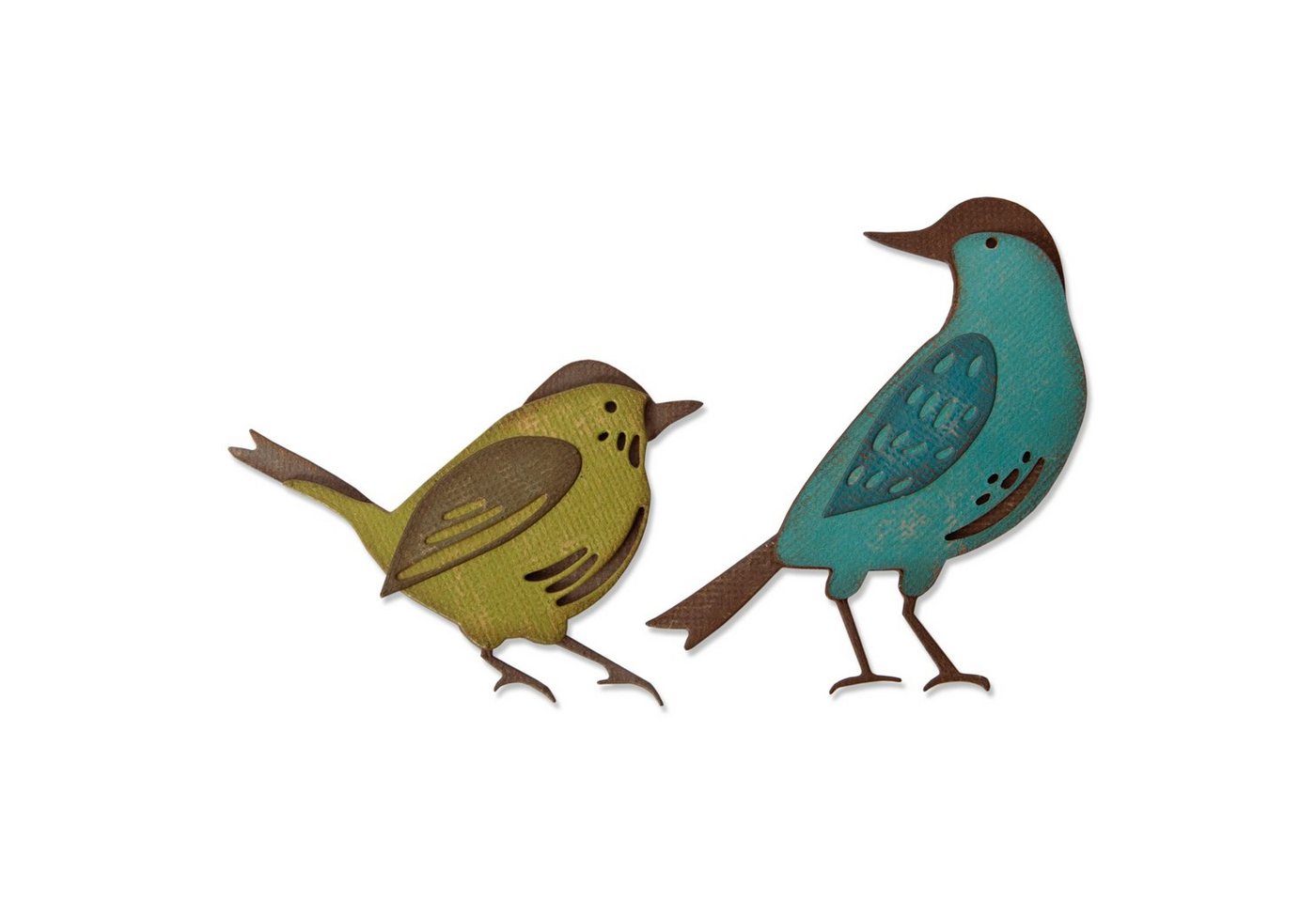 Sizzix Motivschablone Feathered Friends, 1 - 7 cm Sizzix Motivschablone Feathered Friends, 1 - 7 cm von Sizzix