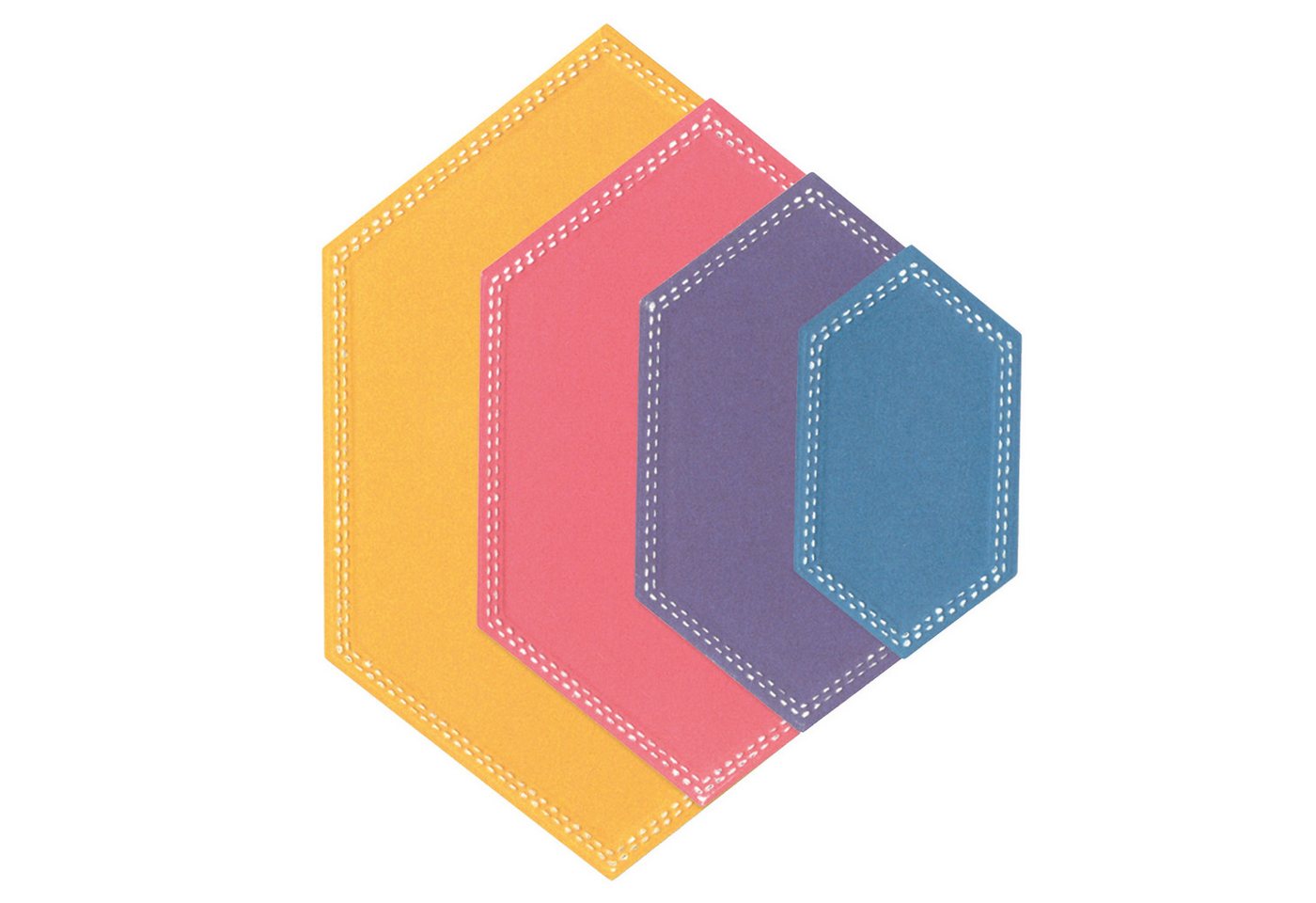 Sizzix Motivschablone Framelits Stanzschablone Hexagons by Stacey Park, 10 Teile Sizzix Motivschablone Framelits Stanzschablone Hexagons by Stacey Park, 10 Teile von Sizzix