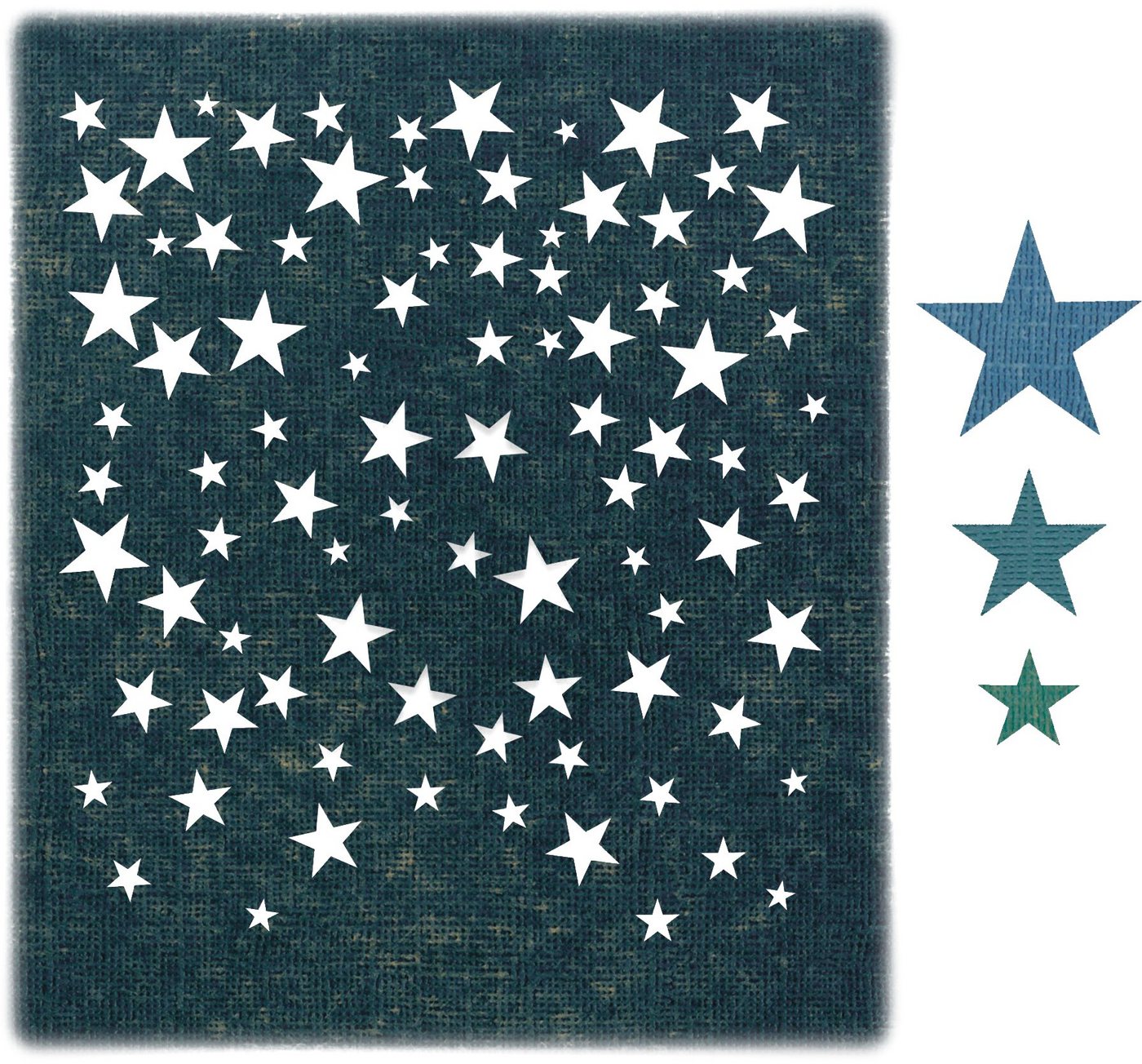 Sizzix Motivschablone Stanzschablone Falling Stars by Tim Holtz, 4 Teile Sizzix Motivschablone Stanzschablone Falling Stars by Tim Holtz, 4 Teile von Sizzix