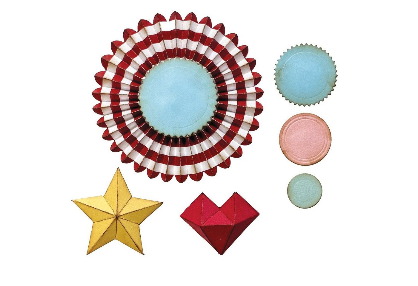 Sizzix Motivschablone Stanzschablone Rosettes by Tim Holtz, Thinlits Sizzix Motivschablone Stanzschablone Rosettes by Tim Holtz, Thinlits von Sizzix