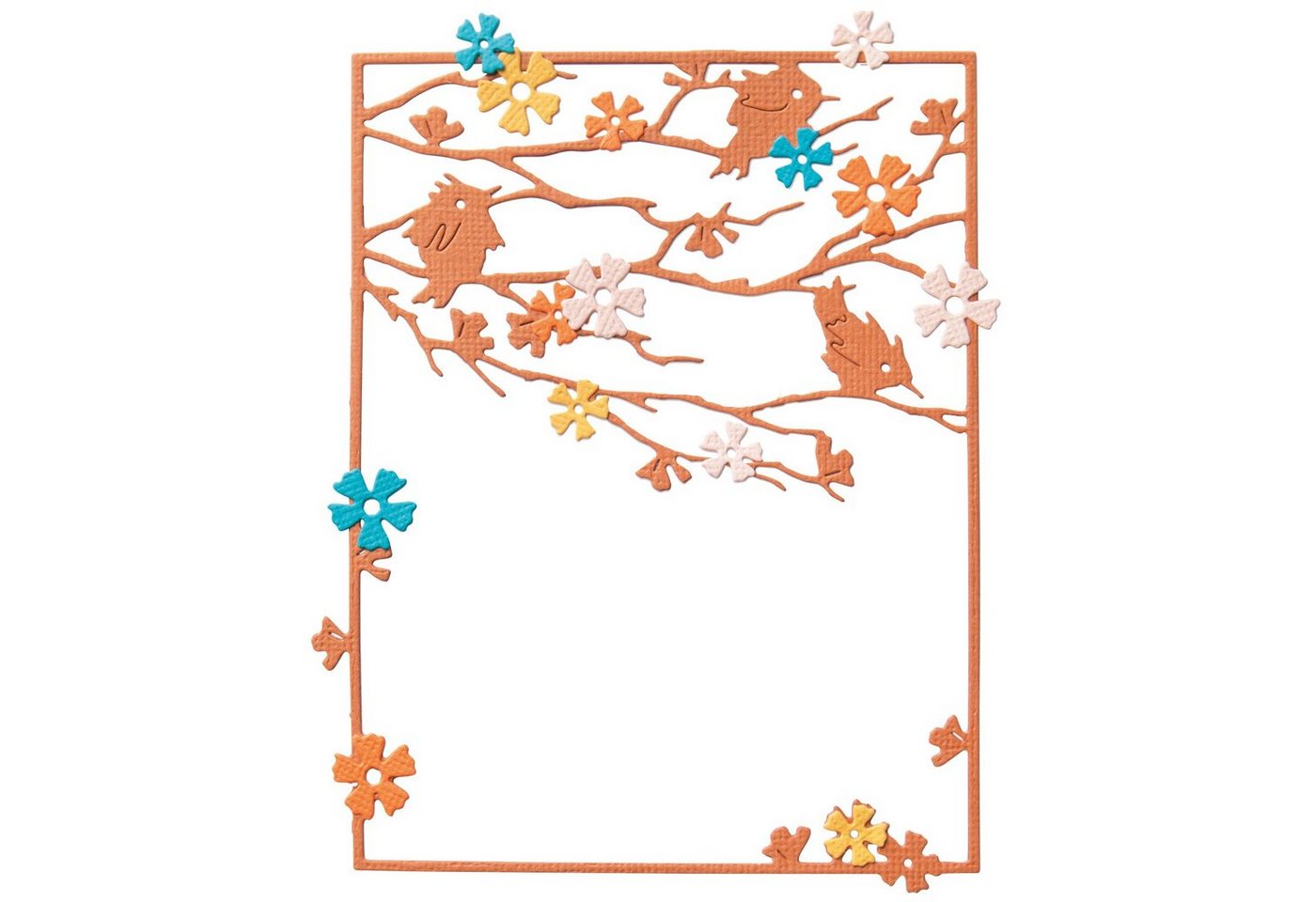 Sizzix Motivschablone Stanzschablone Woodland Cardfront, Thinlits Sizzix Motivschablone Stanzschablone Woodland Cardfront, Thinlits von Sizzix