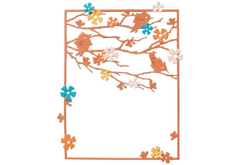 Sizzix Motivschablone Stanzschablone Woodland Cardfront, Thinlits von Sizzix