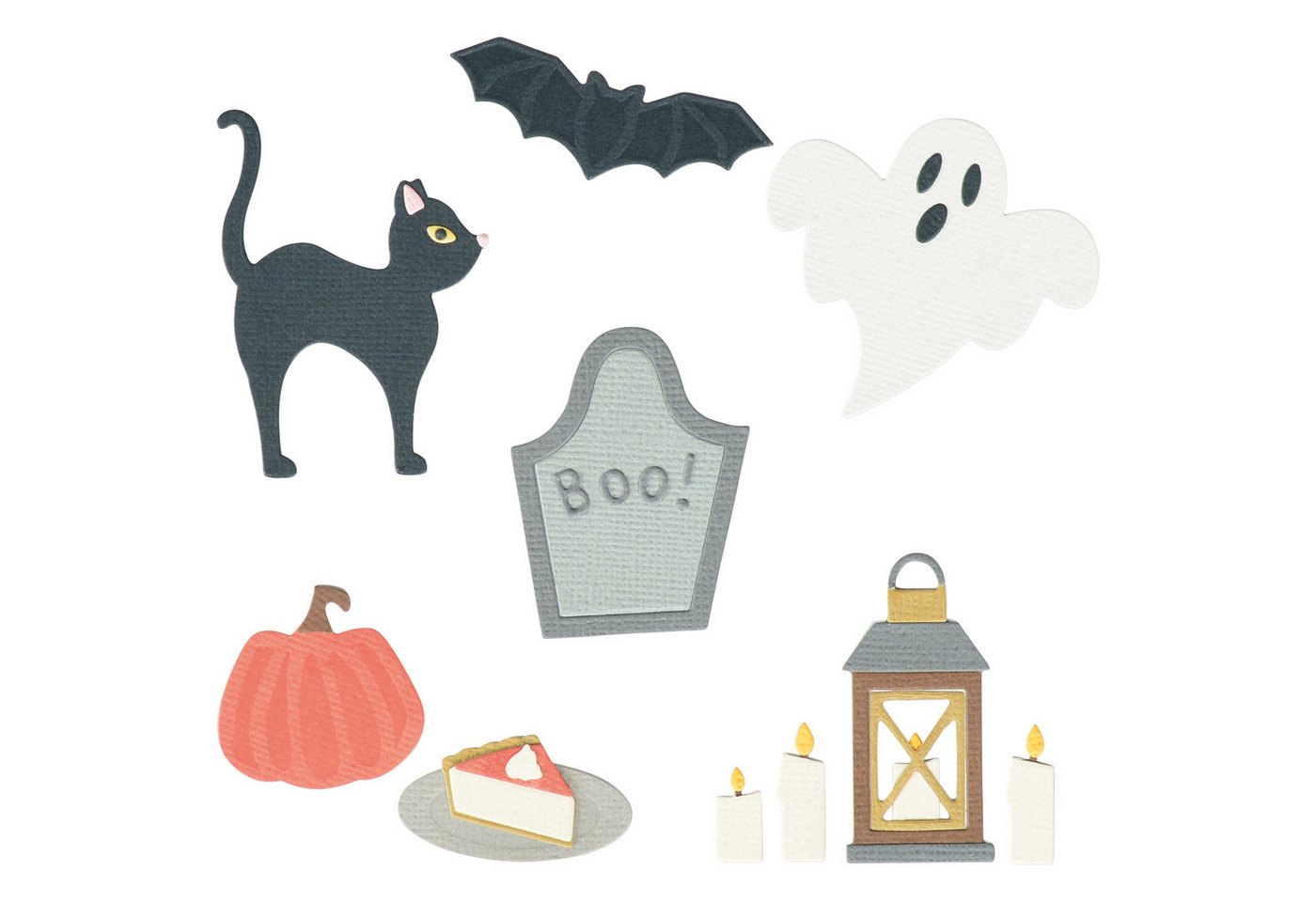 Sizzix Motivschablone Thinlits Halloween Motifs, 14 Teile von Sizzix