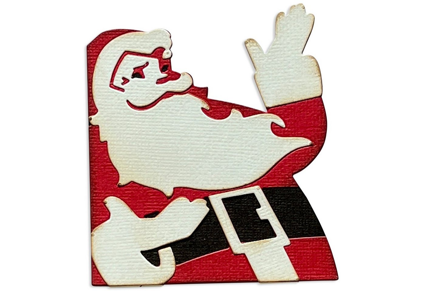 Sizzix Motivschablone Thinlits Retro Santa by Tim Holtz, 6 Teile von Sizzix