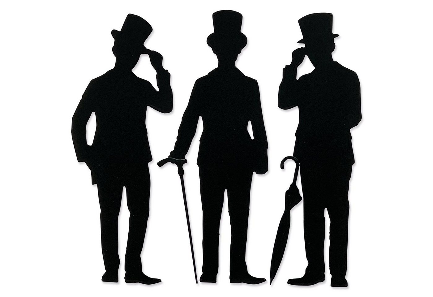 Sizzix Motivschablone Thinlits Stanzschablone Gentlemen by Tim Holtz, 5 Teile Sizzix Motivschablone Thinlits Stanzschablone Gentlemen by Tim Holtz, 5 Teile von Sizzix